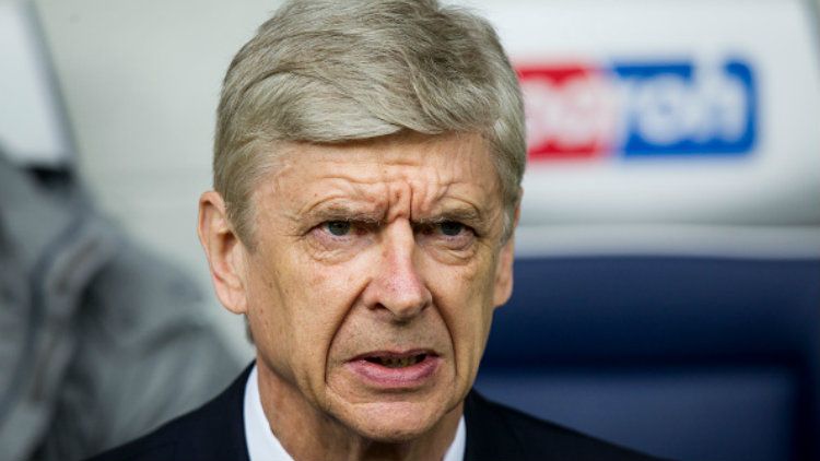 Pelatih Arsenal, Arsene Wenger. Copyright: © Graham Wilson/Action Plus via Getty Images