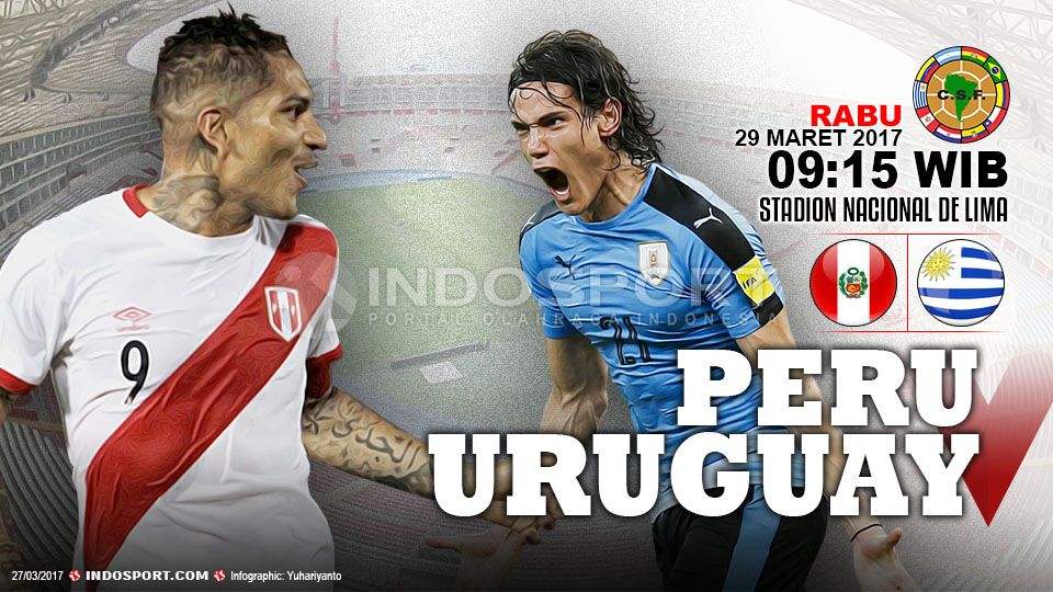 Prediksi Peru vs Uruguay. Copyright: © Indosport/Getty Images
