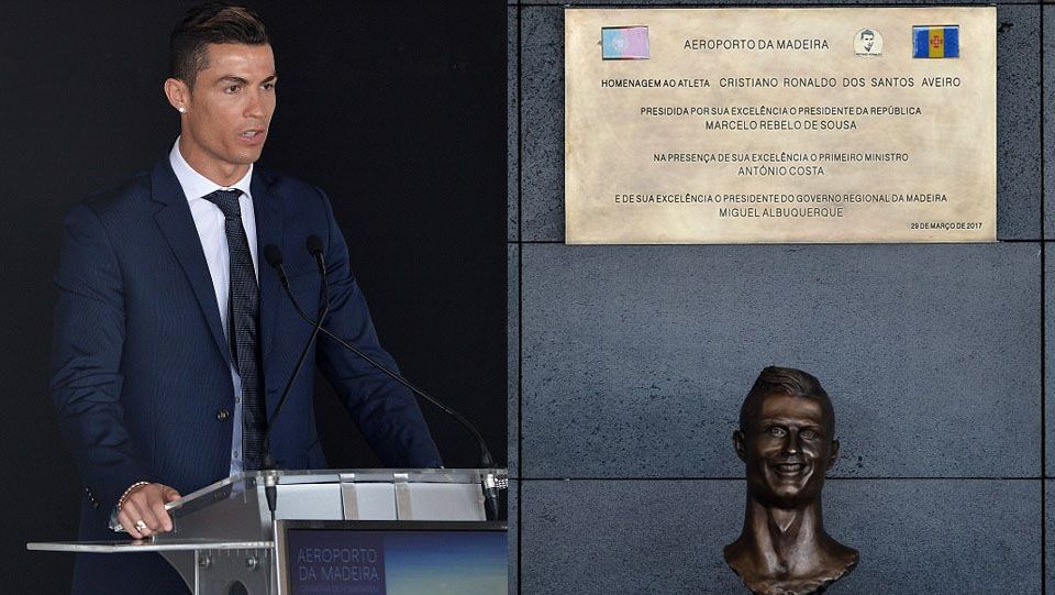 Cristiano Ronaldo. Copyright: © Dailymail/AFP/Getty Images
