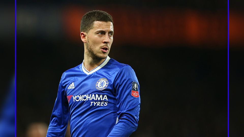 Pemain megabintang Chelsea, Eden Hazard. Copyright: © Catherine Ivill - AMA/Getty Images