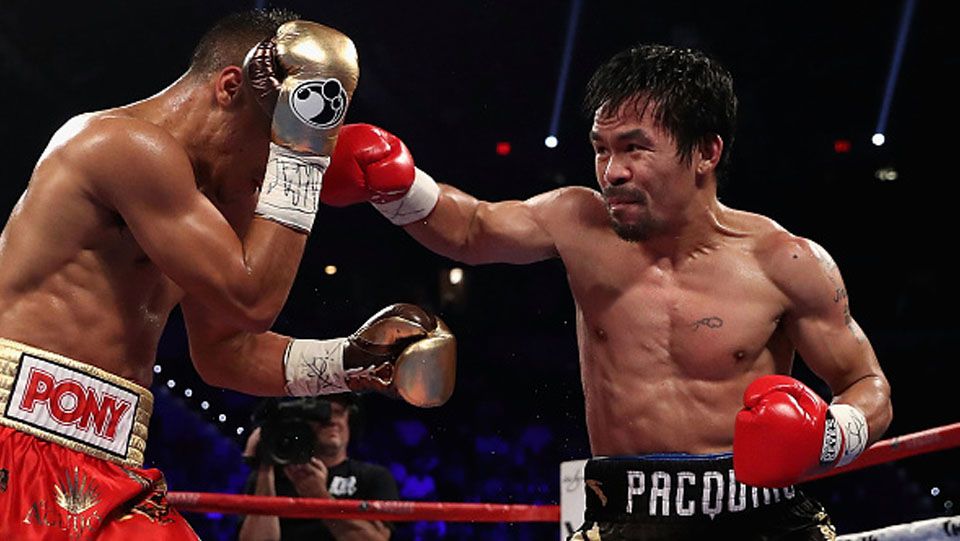 Jessie Vargas vs Manny Pacquiao. Copyright: © Christian Petersen/Getty Images