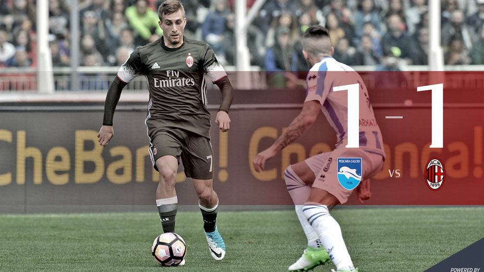 Pescara vs AC Milan. Copyright: &copy; Twitter AC Milan