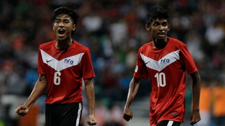 Hanafi Akbar saat membela Timnas U-16 Sinagpura Copyright: © Chung Sung-Jun/Getty Images for SSC