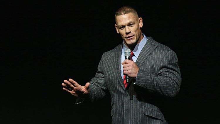 John Cena, bintang gulat WWE sekaligus salah satu aktor F9: The Fast Saga. Copyright: © Gabe Ginsberg/WireImage