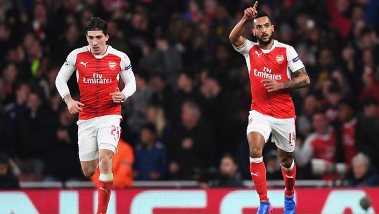 Theo Walcott, salah satu pemain cadangan 'berkualitas' Arsenal saat ini. Copyright: © Shaun Botterill/Getty Images