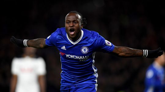 Gelandang serang Chelsea, Victor Moses. Copyright: © Darren Walsh/GettyImages