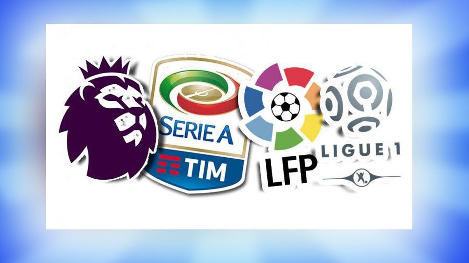 Klasemen Sementara 5 Liga Top Eropa Copyright: © INDOSPORT