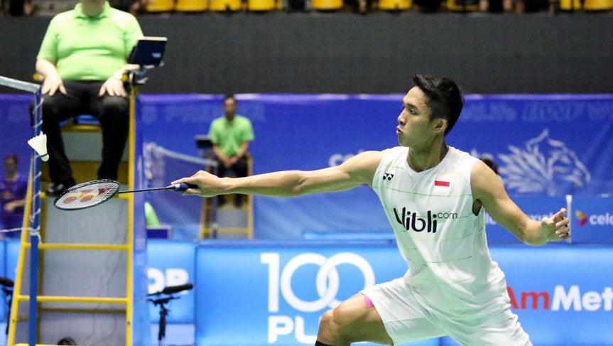 Jonatan Christie akan berjuang untuk merebut tiket final Thailand Open 2017. Copyright: &copy; Humas PBSI