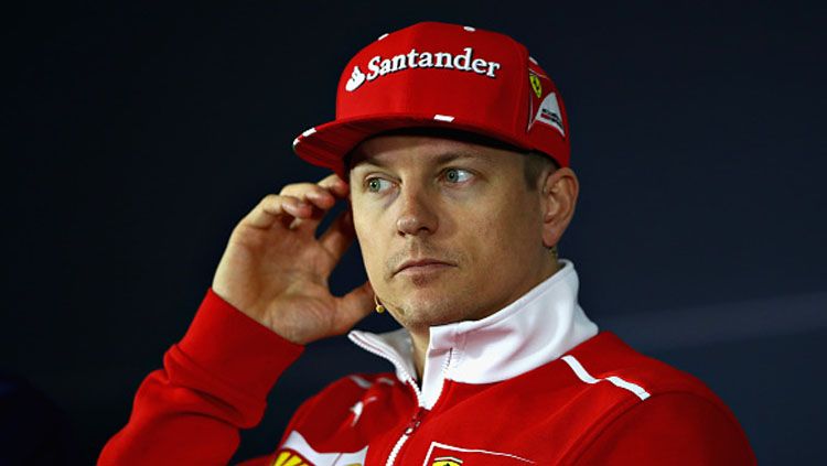 Kimi Raikkonen saat dalam konferensi pers. Copyright: © Clive Mason/Getty Images