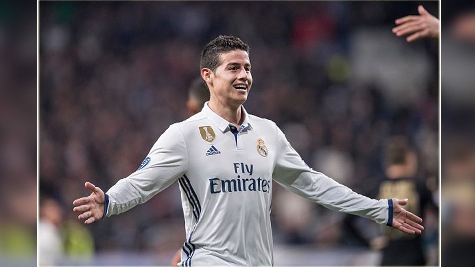 Mantan gelandang serang Real Madrid, James Rodriguez. Copyright: © Power Sport Images/Getty Images