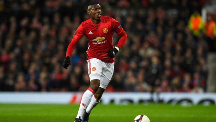 Gelandang Manchester United, Paul Pogba. Copyright: © Stu Forster/Getty Images