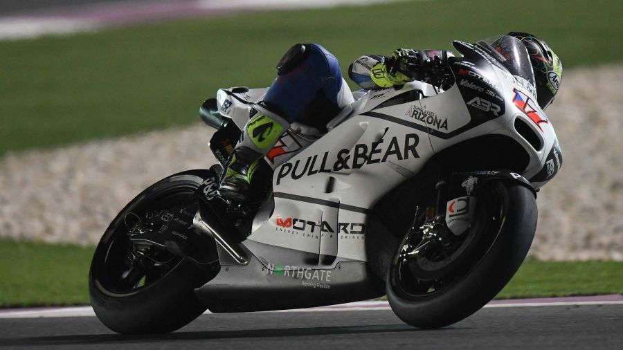 Karel Abraham saat di Grand Prix Qatar, Senin (27/03/17). Copyright: © Team Aspar