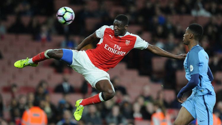 Pemain Arsenal, Yaya Sanogo. Copyright: © David Price/Arsenal FC via Getty Images