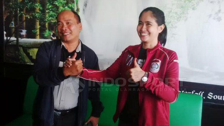 Impian sejak kecik Andi Widya Syadzwina menjadi Psikolog tak kesampaian. Copyright: © Muhammad Nur Basri/INDOSPORT