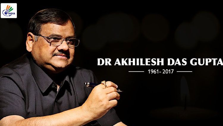 Akhiles Das Gupta, Presiden Asosiasi Bulutangkis India telah meninggal dunia. Copyright: © Twitter @BAI_Media.