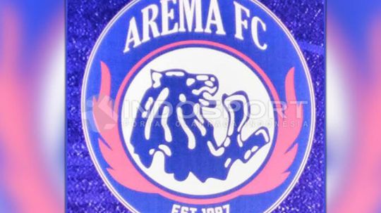 Logo baru Arema FC. Copyright: © Ian Setiawan/Indosport