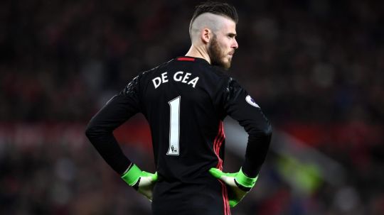 David De Gea, kiper Man United. Copyright: © The Sun