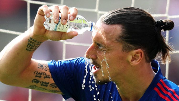 Penyerang andalan Manchester United, Zlatan Ibrahimovic. Copyright: &copy; Chris Brunskill Ltd/Getty Images