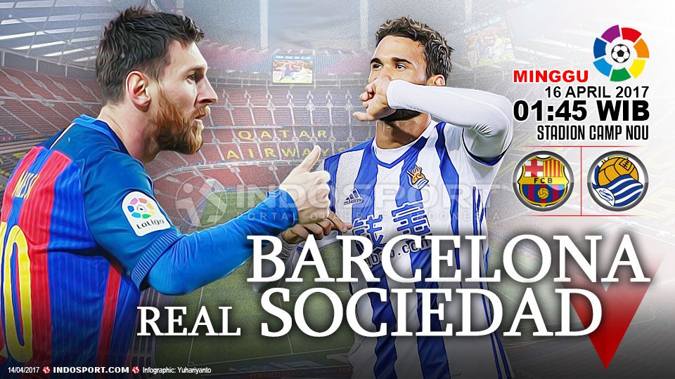 Prediksi Barcelona vs Real Sociedad Copyright: © Grafis:Yanto/Indosport/Getty Images
