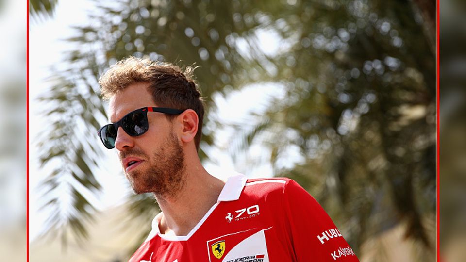 Sebastian Vettel, pembalap Ferrari. Copyright: © Clive Mason/Getty Images