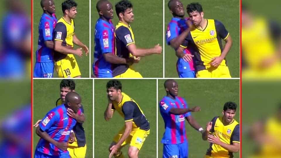 Diego Costa vs Mohamed Sissoko. Copyright: &copy; Express
