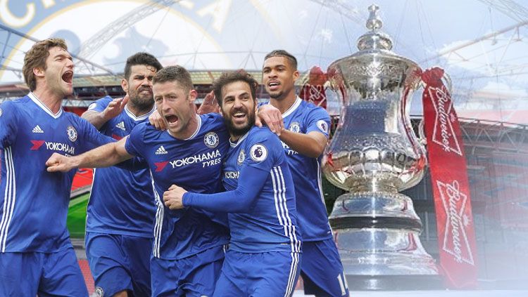 Selebrasi Chelsea. Copyright: &copy; Grafis: Eli Suhaeli/INDOSPORT/Getty Images
