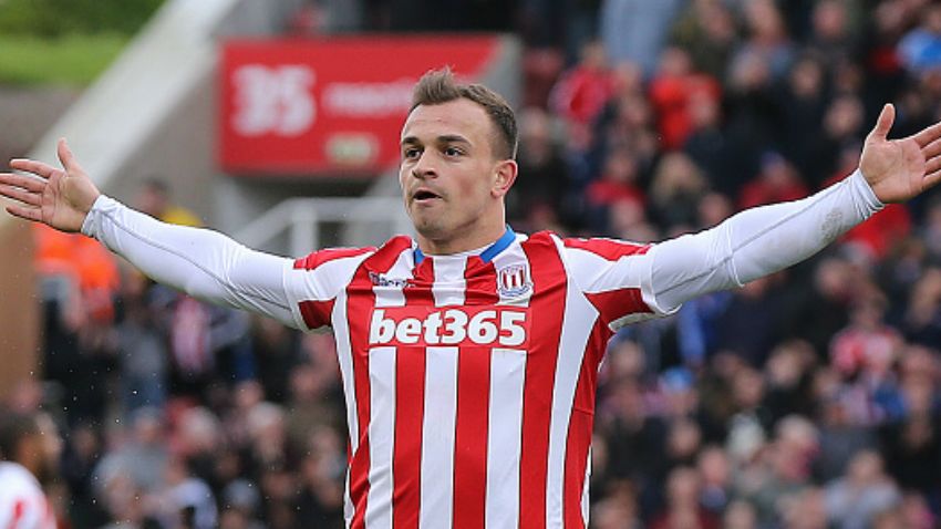 Xherdan Shaqiri. Copyright: © Barrington Coombs - PA Images / Contributor / Getty Images