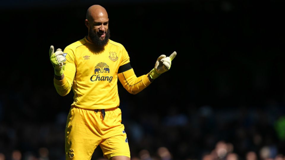 Tim Howard. Copyright: © Matthew Ashton / Contributor / Getty Images