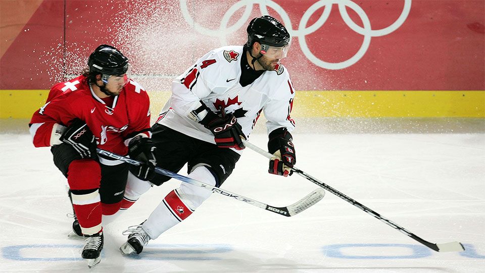 Ilustrasi pertandingan hoki es. Copyright: © Getty Images