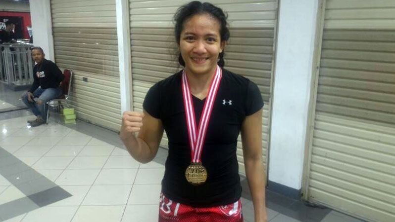 Inandya Citra, salah satu petarung MMA Indonesia. Copyright: &copy; Ivan Reinhard Manurung/Indosport