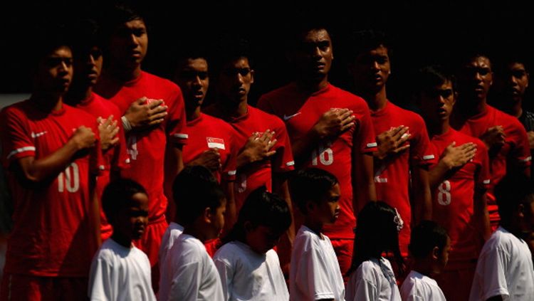 Skuat Timnas Singapura. Copyright: © Cameron Spencer/Getty Images