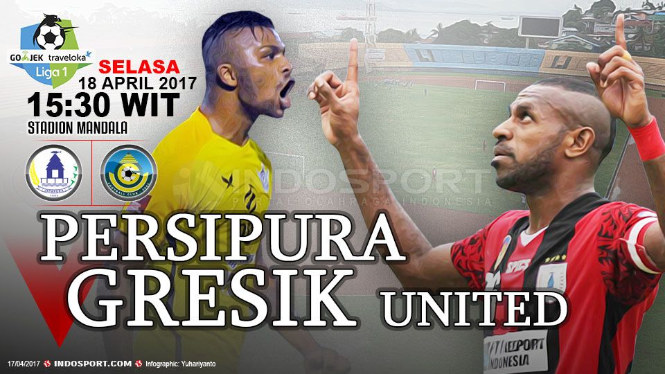 Prediksi Persipura vs Gresik United. Copyright: © Grafis:Yanto/Indosport/GTS/ligaolahraga