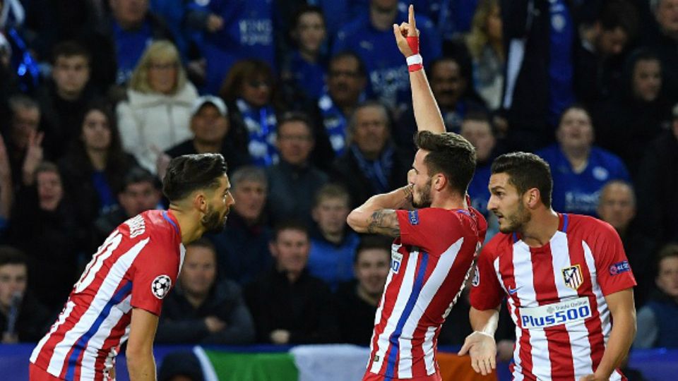 Saul Niguez pasca mencetak gol. Copyright: © BEN STANSALL / Staff / Getty Images