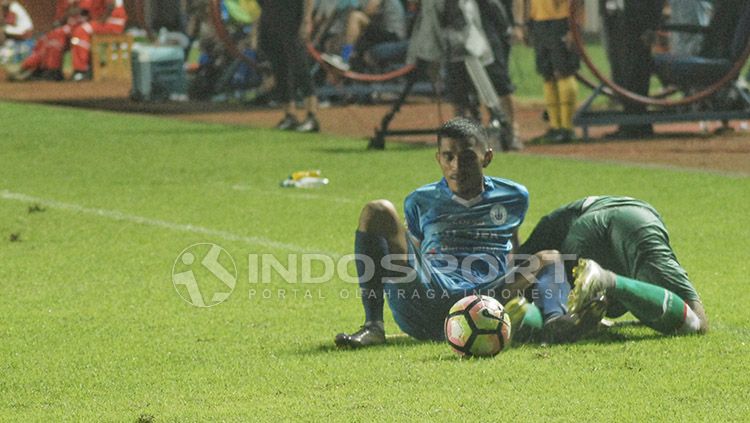 Laga antara PSS Sleman dan PSCS Cilacap di pertandingan pembuka Liga 2. Copyright: &copy; Prima Pribadi/Indosport