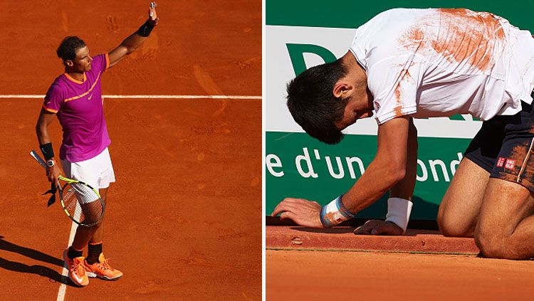 Rafael Nadal dan Novak Djokovic. Copyright: © Fotopress/Clive Brunskill/Getty Images