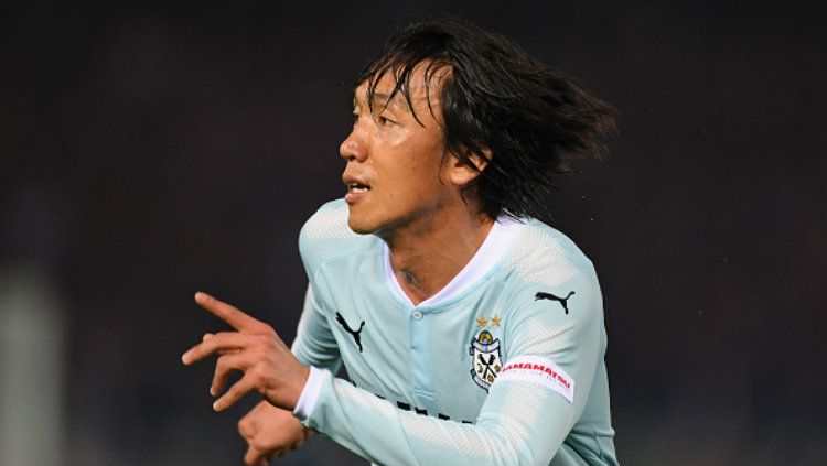 Mantan pemain Jubilo Iwata, Shunsuke Nakamura. Copyright: © Etsuo Hara/Getty Images