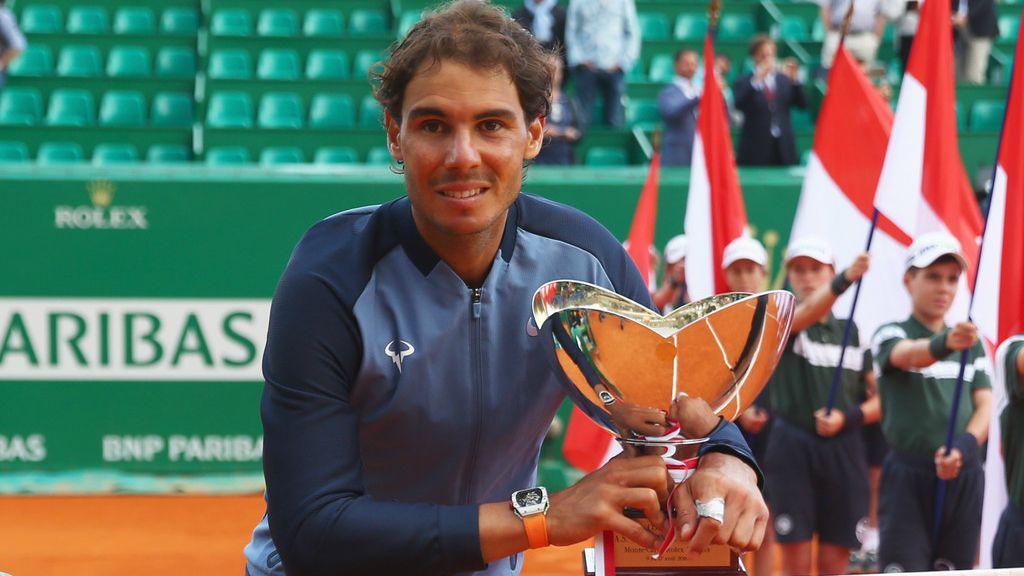 Rafael Nadal saat menang Monte Carlo Masters 2016. Copyright: © Getty Images