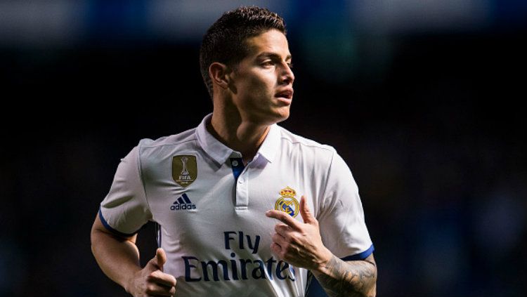 Agen James Rodriguez, Jorge Mendes, berharap kliennya hengkang dari Real Madrid dan bergabung dengan Napoli. Juan Manuel Serrano Arce/Getty Images. Copyright: © Juan Manuel Serrano Arce/Getty Images