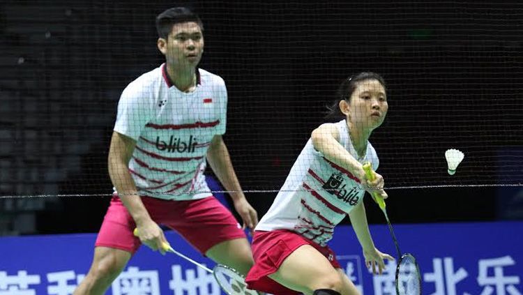 Ganda campuran Indonesia, Praveen Jordan/Debby Susanto di ajang Asia Championships 2017. Copyright: &copy; HUMAS PBSI
