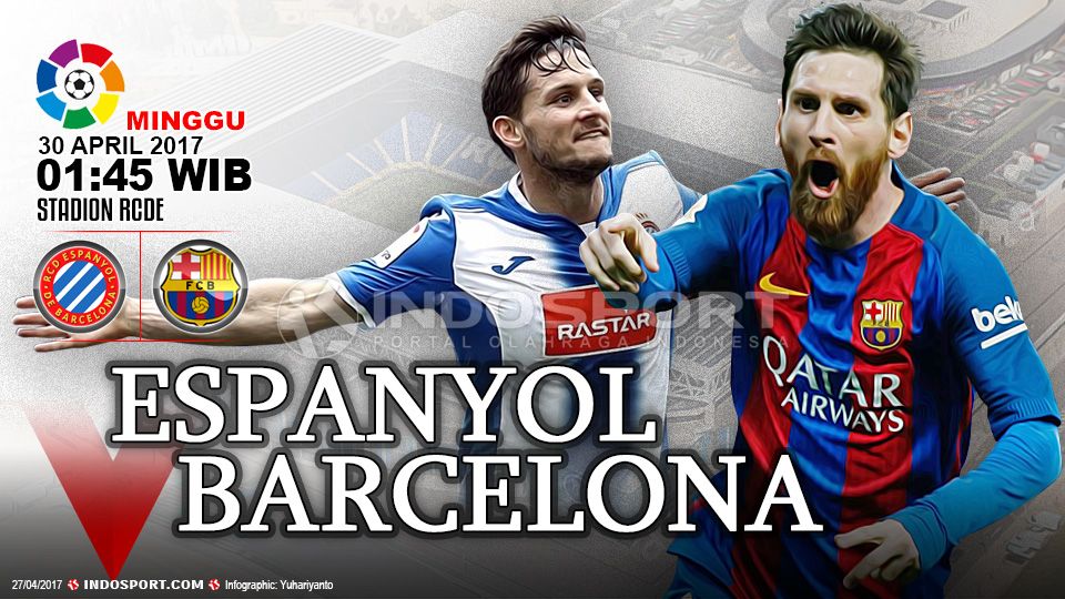 Prediksi Espanyol vs Barcelona. Copyright: © INDOSPORT/Getty Images