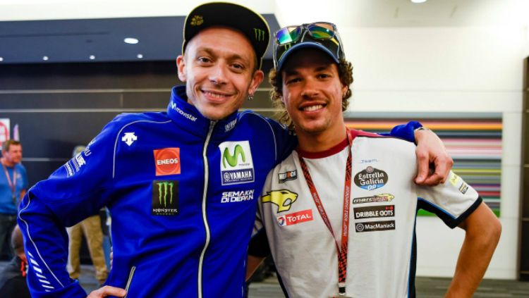 Valentino Rossi dan Franco Morbidelli berkesempatan untuk berlatih di Sirkut Misano setelah pemerintah Italia melonggarkan aturan karantina wilayah (lockdown). Copyright: © GPXtra