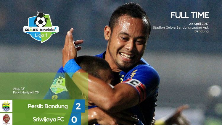 Atep pahlawan kemenangan Persib Bandung. Copyright: © Twitter Liga1