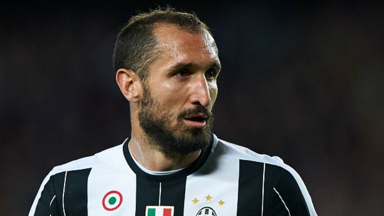 Bek andalan Juventus, Giorgio Chiellini. Copyright: © fotopress/Getty Images