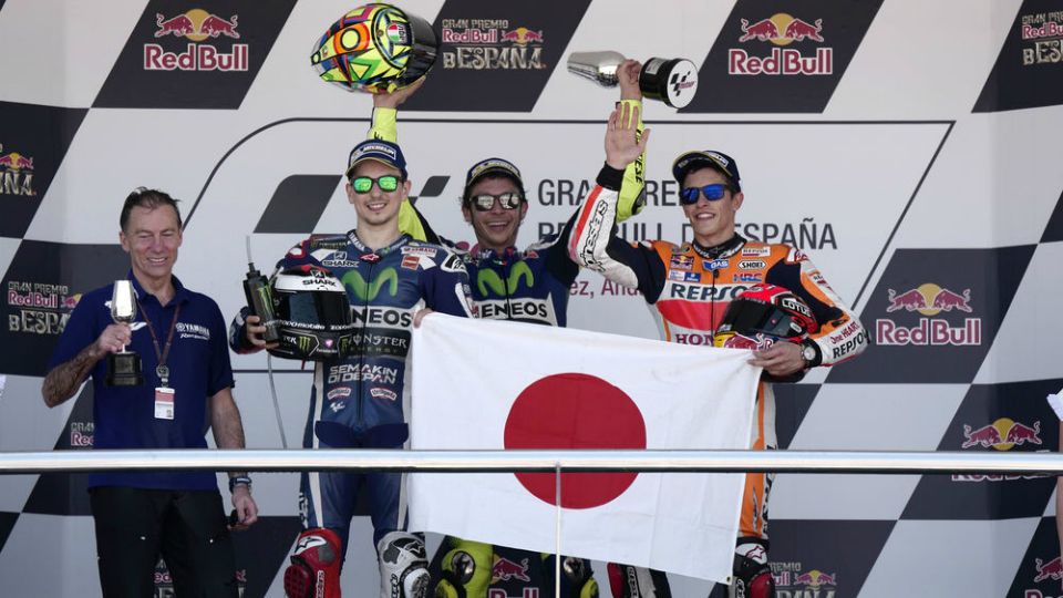Podium GP Spanyol 2016. Copyright: &copy; Motorcyclist