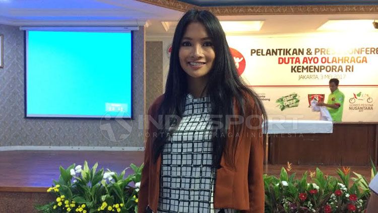 Anindya Kusuma Putri juru bicara ementerian Pemuda dan Olahraga (Kemenpora). Copyright: &copy; Lanjar Wiratri/INDOSPORT