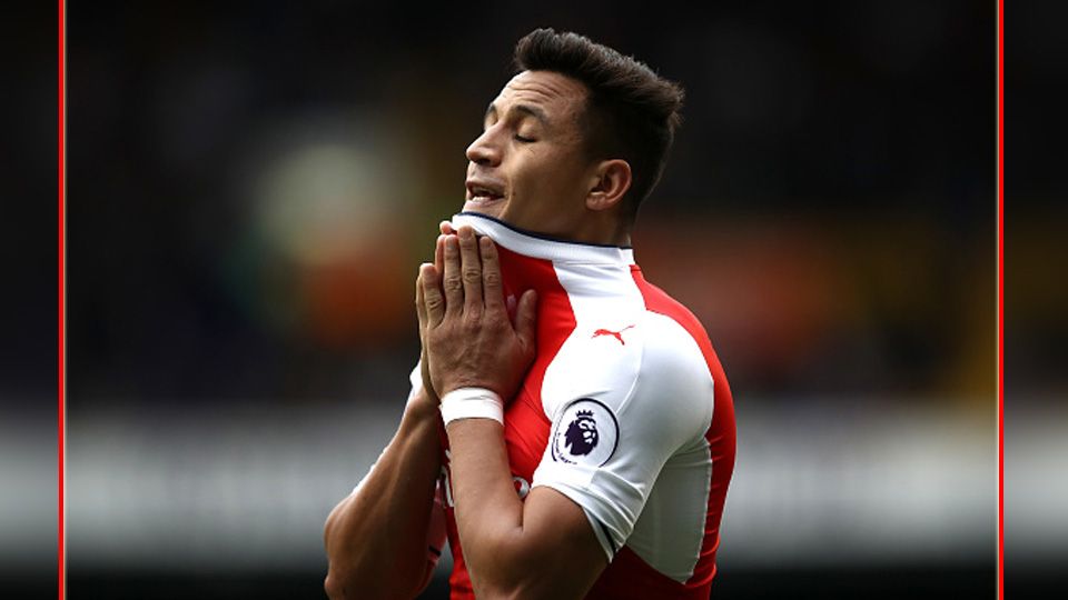 Gelandang serang Arsenal, Alexis Sanchez. Copyright: © Julian Finney/Getty Images