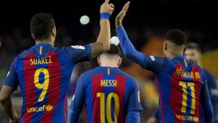 Trio MSN. Copyright: © TWITTER/@FCBdaily