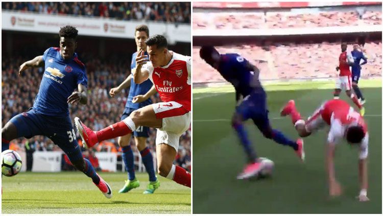 Axel Tuanzebe vs Alexis Sanchez Copyright: &copy; Panca Putra Pamungkas/INDOSPORT