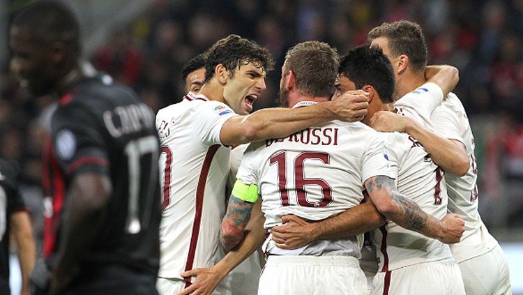AC Milan vs AS Roma. Copyright: &copy; Marco Luzzani/Getty Images