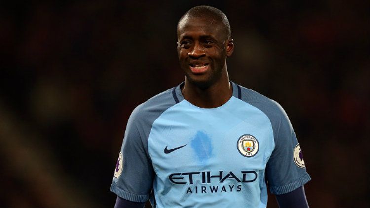 Yaya Toure saat masih berseragam Manchester City sebelum pindah ke Olympiacos. Catherine Ivill-AMA/Getty Images. Copyright: © Catherine Ivill - AMA/Getty Images